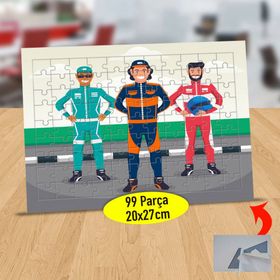 232147870920 Formula 1 Yarışçıları 99 Parça Puzzle Yapboz Tablo