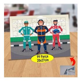 232147870920 Formula 1 Yarışçıları 99 Parça Puzzle Yapboz Tablo