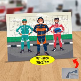 232147870920 Formula 1 Yarışçıları 99 Parça Puzzle Yapboz Tablo