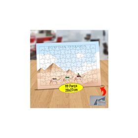 232147876254 Gündüz Çöldeki Develer 99 Parça Puzzle Yapboz Tablo