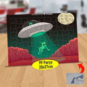 232147900699 Uzaylı Kaçıran Uzaylı 99 Parça Puzzle Yapboz Tablo