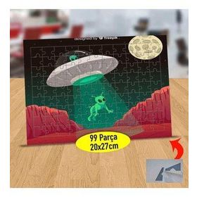 232147900699 Uzaylı Kaçıran Uzaylı 99 Parça Puzzle Yapboz Tablo