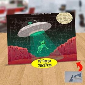 232147900699 Uzaylı Kaçıran Uzaylı 99 Parça Puzzle Yapboz Tablo