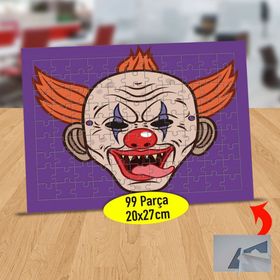 232147915952 Palyaço Maskesi 99 Parça Puzzle Yapboz Tablo