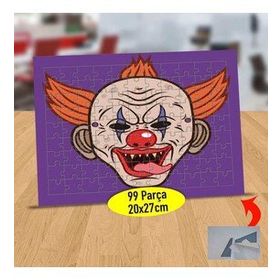 232147915952 Palyaço Maskesi 99 Parça Puzzle Yapboz Tablo