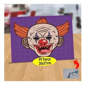 232147915952 Palyaço Maskesi 99 Parça Puzzle Yapboz Tablo