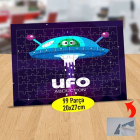 232147919476 Eriyen Uzaylı Ve Ufo 99 Parça Puzzle Yapboz Tablo