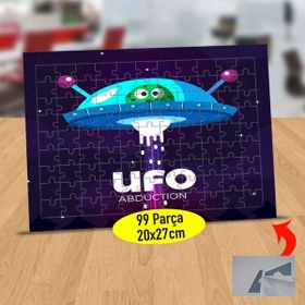 232147919476 Eriyen Uzaylı Ve Ufo 99 Parça Puzzle Yapboz Tablo