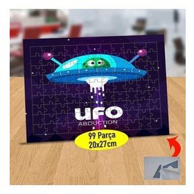 232147919476 Eriyen Uzaylı Ve Ufo 99 Parça Puzzle Yapboz Tablo