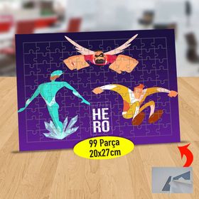232147923461 Süper Kahraman Adamlar 99 Parça Puzzle Yapboz Tablo