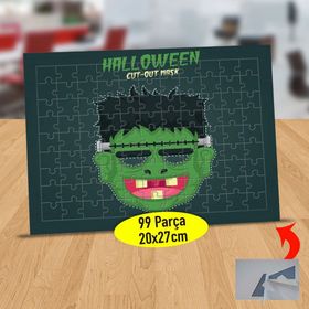 232147930432 Hallowen Frankenstein Surat 99 Parça Puzzle Yapboz Tablo