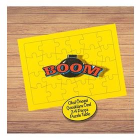 232147948826 Boom Emoji 24 Parça Çocuklara Özel Yapboz Tablo