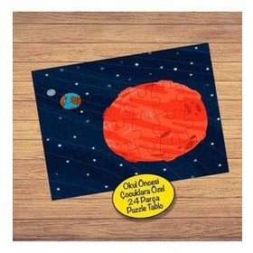 232147973100 Mars Ve Dünya 24 Parça Çocuklara Özel Yapboz Tablo