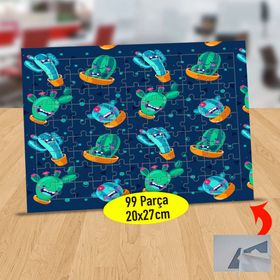 232148089815 Uçuşan Kaktüsler 99 Parça Puzzle Yapboz Tablo