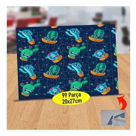 232148089815 Uçuşan Kaktüsler 99 Parça Puzzle Yapboz Tablo