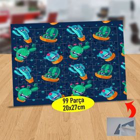 232148089815 Uçuşan Kaktüsler 99 Parça Puzzle Yapboz Tablo