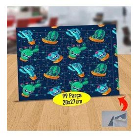 232148089815 Uçuşan Kaktüsler 99 Parça Puzzle Yapboz Tablo