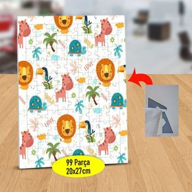 232148128394 Tropik Ada Hayvanları 99 Parça Puzzle Yapboz Tablo