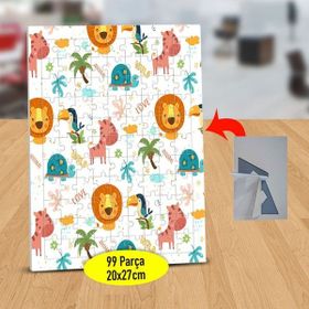 232148128394 Tropik Ada Hayvanları 99 Parça Puzzle Yapboz Tablo