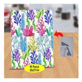 232148131383 Renkli Yosun Deseni 99 Parça Puzzle Yapboz Tablo