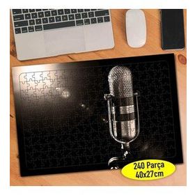 238087003 Metal Kayıt Mikrofonu 240 Parça Puzzle Yapboz