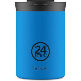 24 Bottles 350 ml Mavi Travel Tumbler Pacific Beach Paslanmaz Çelik Termos Bardak