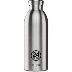 24 Bottles 500 ml Clima Bottle Brushed Steel Paslanmaz Çelik Termos
