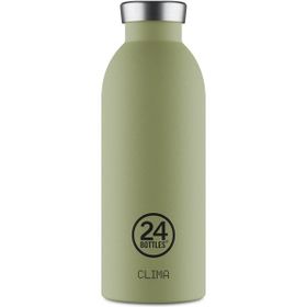 24 Bottles 500 ml Haki Clima Bottle Sage Paslanmaz Çelik Termos