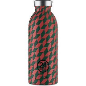 24 Bottles 500 ml Kırmızı Clima Bottle Groovy Red Paslanmaz Çelik Termos