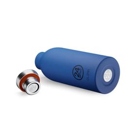 24 Bottles 500 ml Mavi Clima Bottle Gold Blue Paslanmaz Çelik Termos