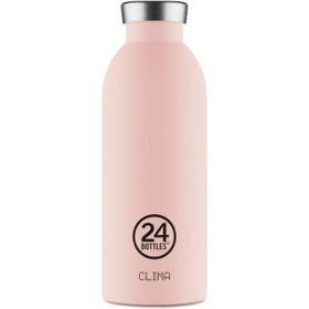 24 Bottles 500 ml Pembe Clima Bottle Dusty Pink Paslanmaz Çelik Termos