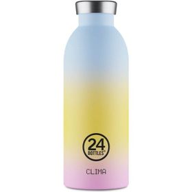 24 Bottles 500 ml Renkli Clima Bottle Aurora Paslanmaz Çelik Termos
