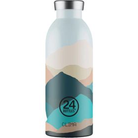 24 Bottles 500 ml Renkli Clima Bottle Mountains Paslanmaz Çelik Termos