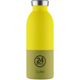 24 Bottles 500 ml Sarı Yeşil Clima Bottle Solar Paslanmaz Çelik Termos