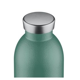 24 Bottles 500 ml Yeşil Clima Bottle Rustic Moss Green Paslanmaz Çelik Termos