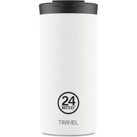 24 Bottles 600 ml Beyaz Travel Tumbler Ice White Paslanmaz Çelik Termos Bardak