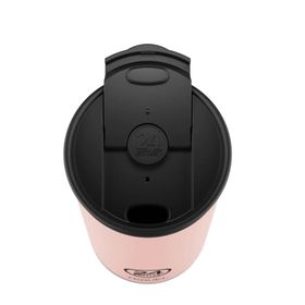 24 Bottles 600 ml Pembe Travel Tumbler Dusty Pink Paslanmaz Çelik Termos Bardak