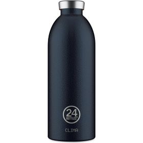 24 Bottles 850 ml Lacivert Clima Bottle Rustic Deep Blue Paslanmaz Çelik Termos