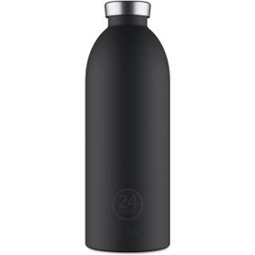24 Bottles 850 ml Siyah Clima Bottle Tuxedo Black Paslanmaz Çelik Termos