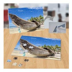 24069571 Kayık El Emeği Palmiyeler 99 Parça Puzzle Yapboz Tablo