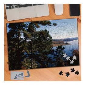242 Ağaç Topluluğu Ve Deniz Manzarası 240 Parça Puzzle Yapboz Tablo