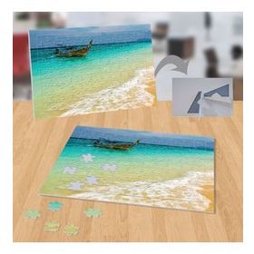 24279730 Deniz Kıyısı Sandal Tatil 99 Parça Puzzle Yapboz Tablo