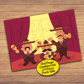 243PZ Meksika Sanatçıları Çocuklara Özel Puzzle Yapboz Tablo