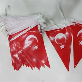 25 Metre Üçgen Flama Süsleme Bayrağı