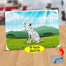 25377 Şirin Dalmaçya Köpeği 99 Parça Puzzle Yapboz Tablo