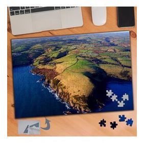 256 Yeryüzüne Kuş Bakışı Manzarası 240 Parça Puzzle Yapboz Tablo