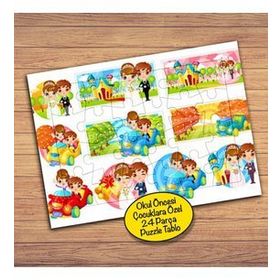 25623 Baloda Kız Erkek Çocuklara Özel Puzzle Yapboz Tablo
