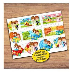 25623 Baloda Kız Erkek Çocuklara Özel Puzzle Yapboz Tablo