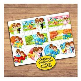25623 Baloda Kız Erkek Çocuklara Özel Puzzle Yapboz Tablo