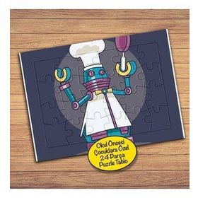 257PZ Aşçı Pratik Robot Çocuklara Özel Puzzle Yapboz Tablo